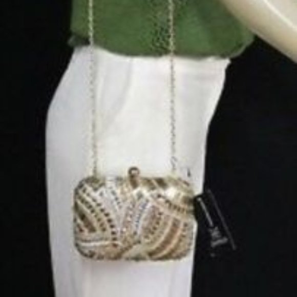 INC INTERNATIONAL CONCEPTS JOCELYN BEADED CLUTCH BAG - Picture 9 of 14